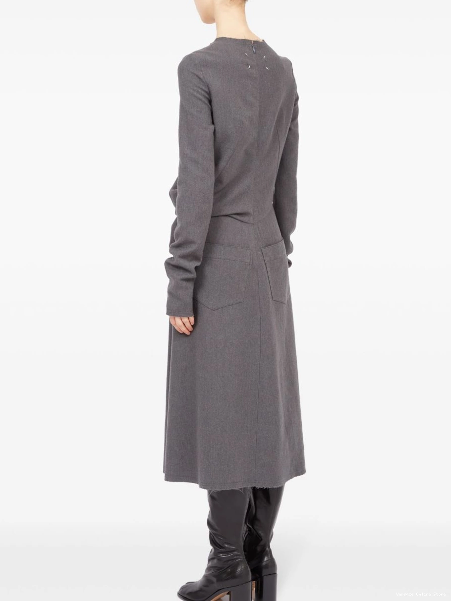 Cheap Women Versace midi dress bow-detailing 0709